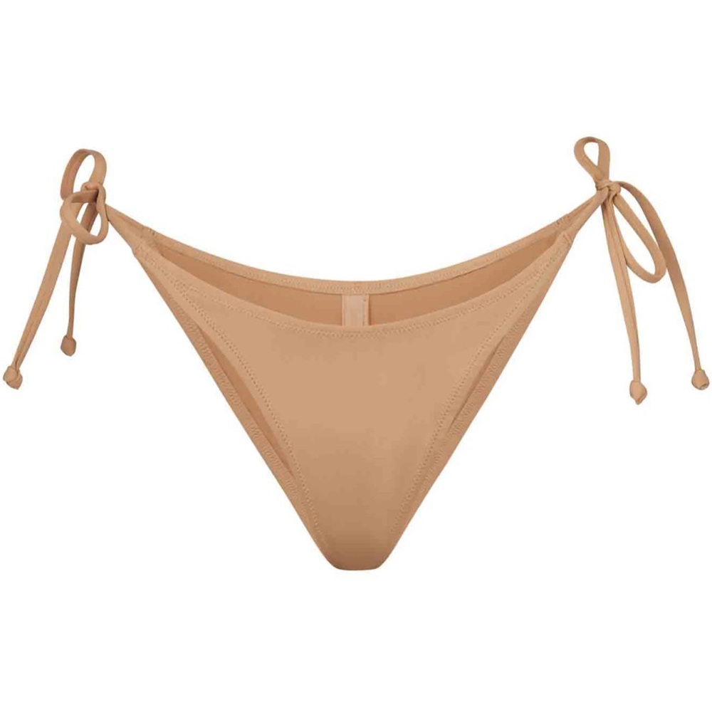 SKIMS Swim Dipped Tie Bottom Ochre